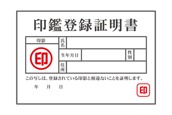 印鑑証明書